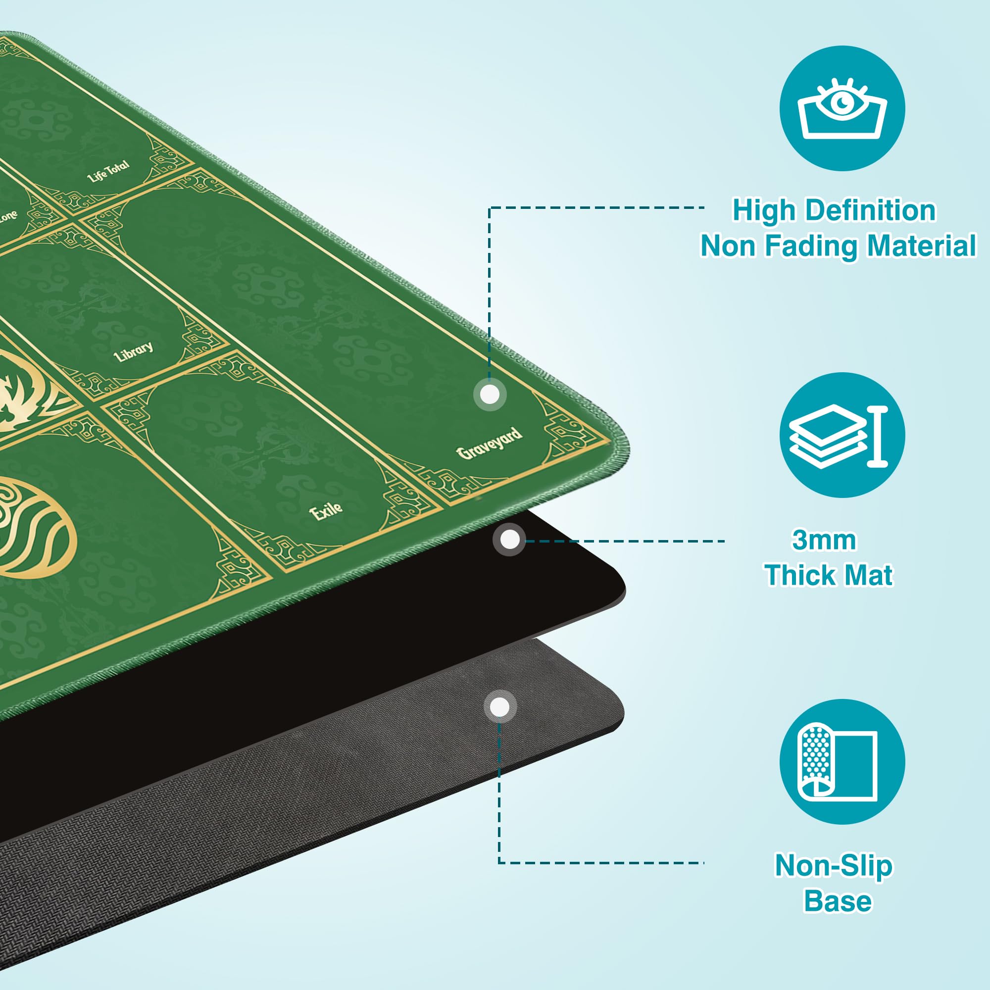 Tapis de Jeu | Surface idéale pour cartes, dés et stratégie