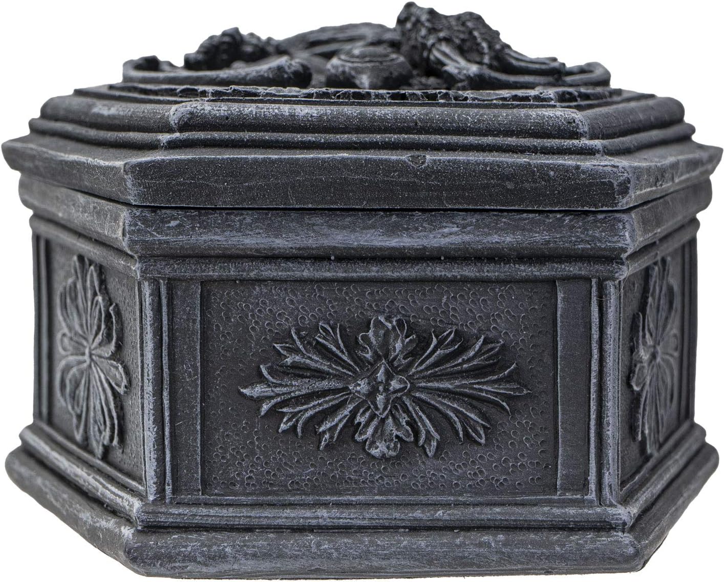 SUMMIT COLLECTION Gothic Dragon Sword Coffin Keepsake Box Collectible Sculpture Trinket Box 10 Inches