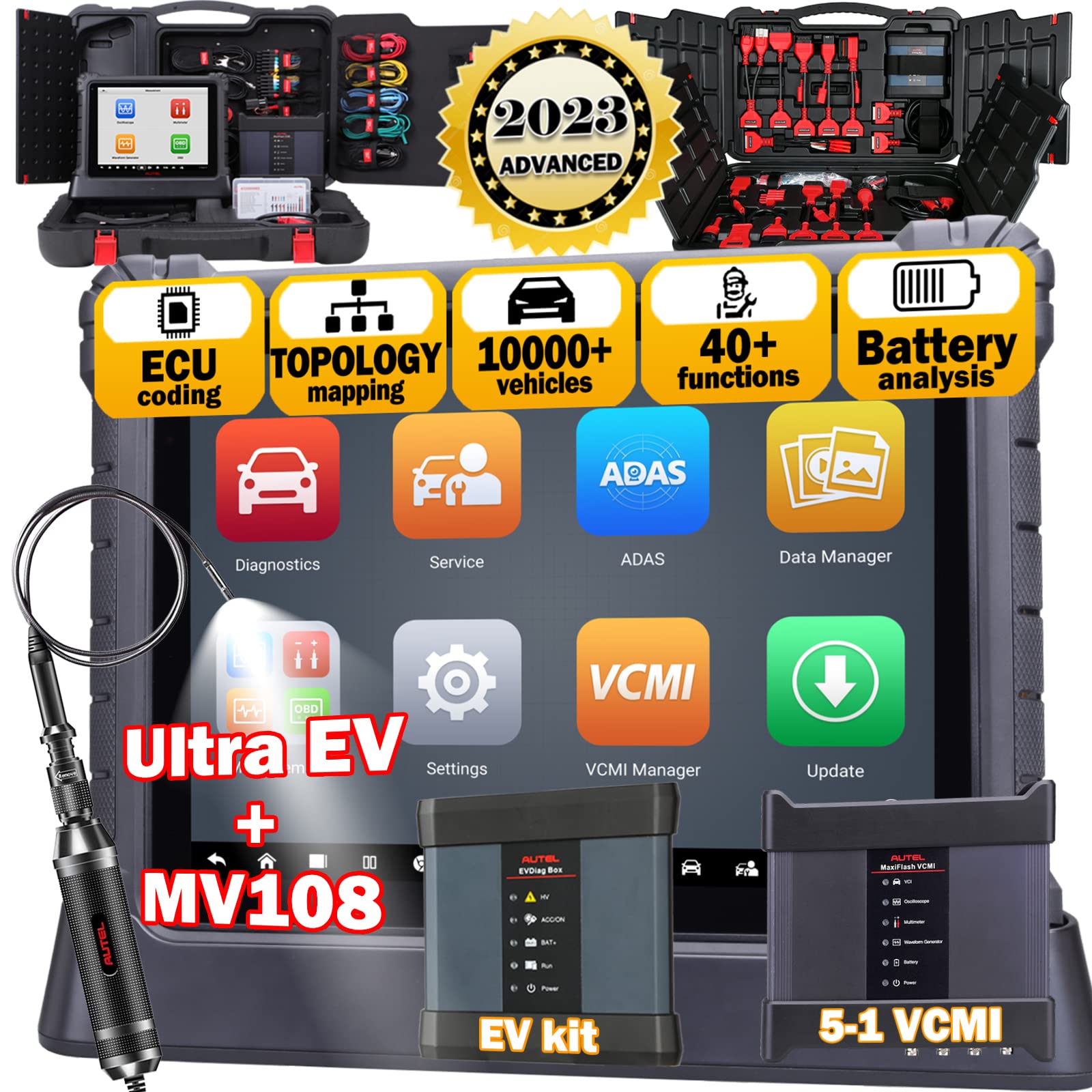 Buy AutelMaxiSYS Ultra EV for Electric Vehicles Upgrade from MS Ultra