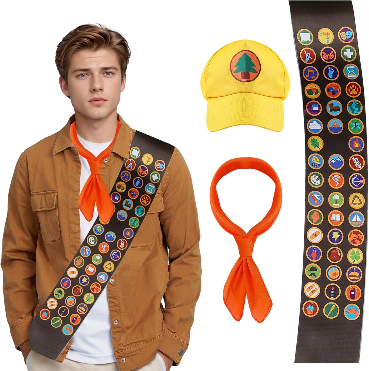 GLIGARA Halloween Scout Accessory Set for Men and Women