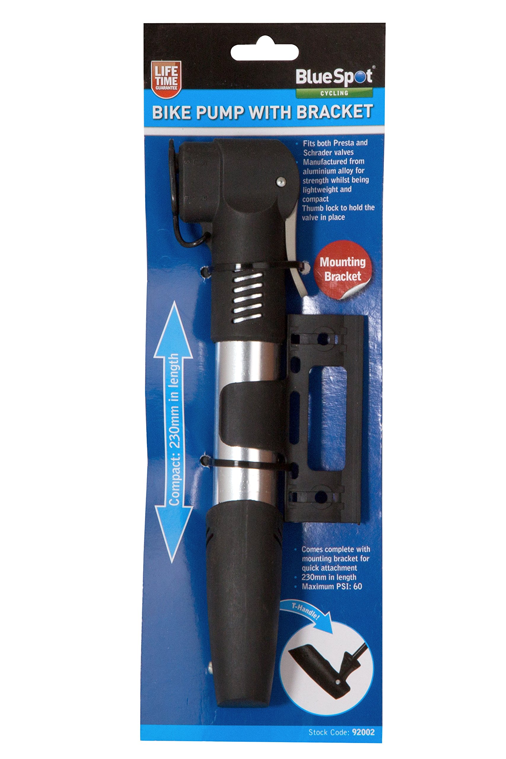 BlueSpot Tools Blue Spot ToolsBike Pump With Bracket120 Psi