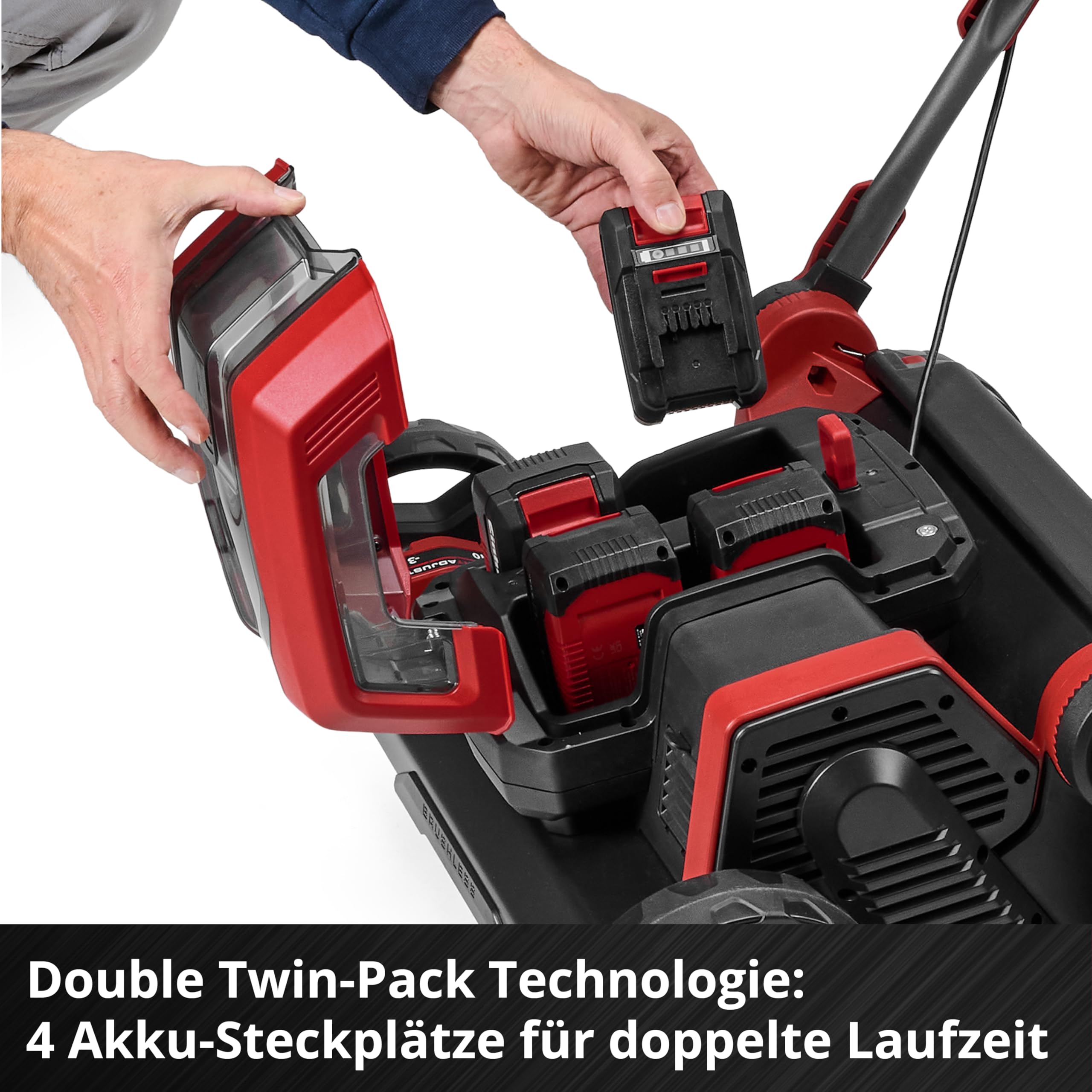 Einhell Professional Akku-Vertikutierer-Lüfter GP-SC 36/40 Li BL-Solo | PXC | 36 V | 40 cm Arbeitsbreite | Brushless | bis 1100 m² | einstellbare Arbeitstiefe | ohne Akku