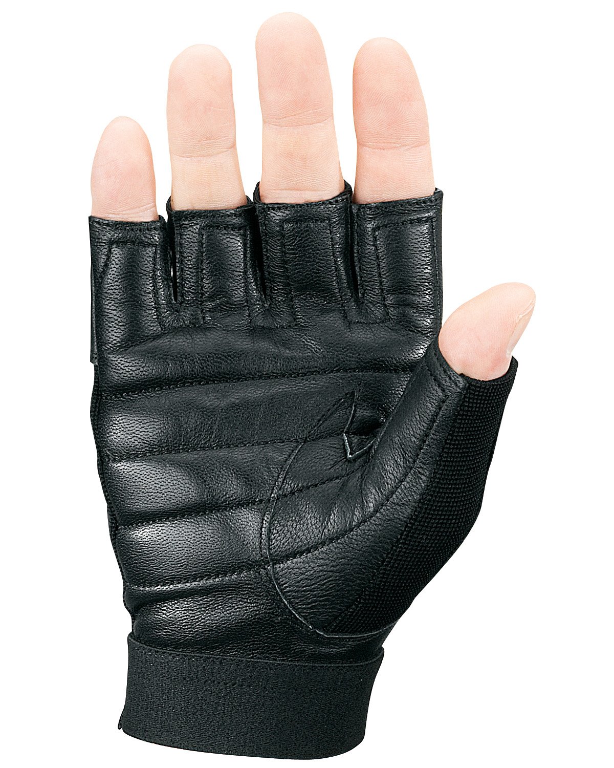 Markwort Palm Pad Weight Lifting Gloves, Black, XX-Large
