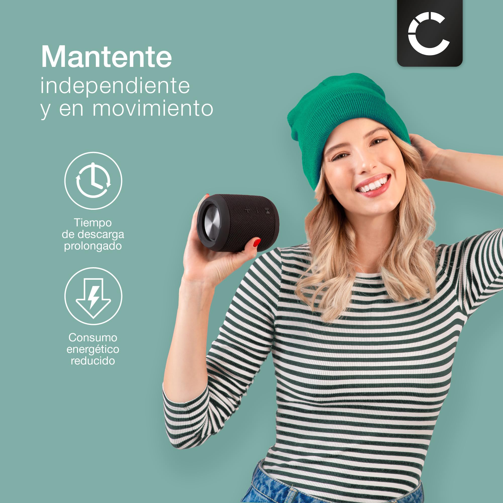CELLONIC 2X Batería para Altavoz Compatible con Bang & Olufsen BeoPlay A1, C129D3 - (3400mAh, 7.4V)