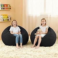 Vista 22 de HABUTWAY Silla Puf de 3 Pies de Terciopelo Lujoso de Piel Ultra Suave con Espuma Viscoelástica de Alto Rebote, Sillas Puf para Adultos, Sofá