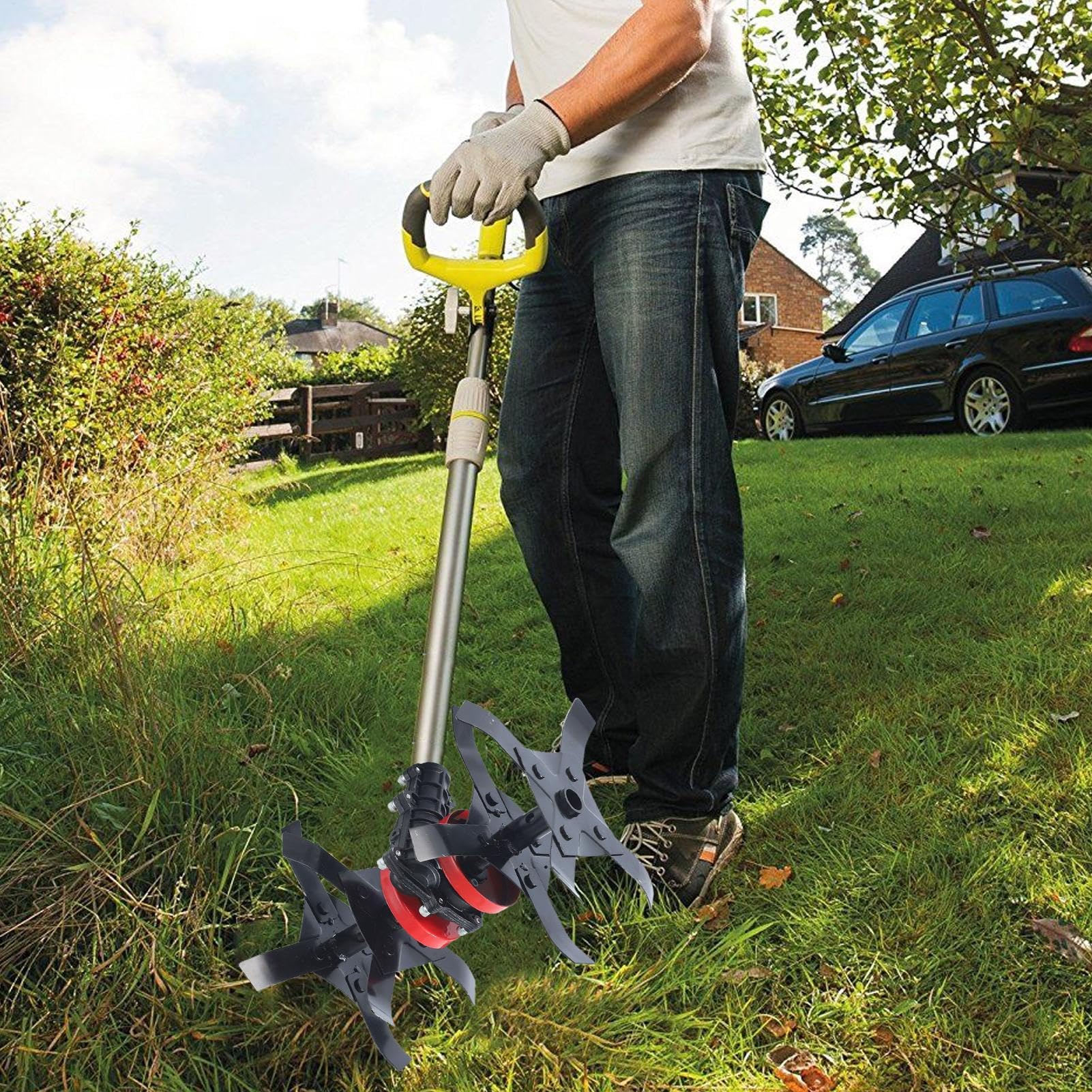 Rueda De Repuesto Para Cortacésped Rueda de Cultivo Resistente | Accesorios de Jardinería para Usuarios Exigentes Principiantes Hogares Empresas Jardín Paisajismo