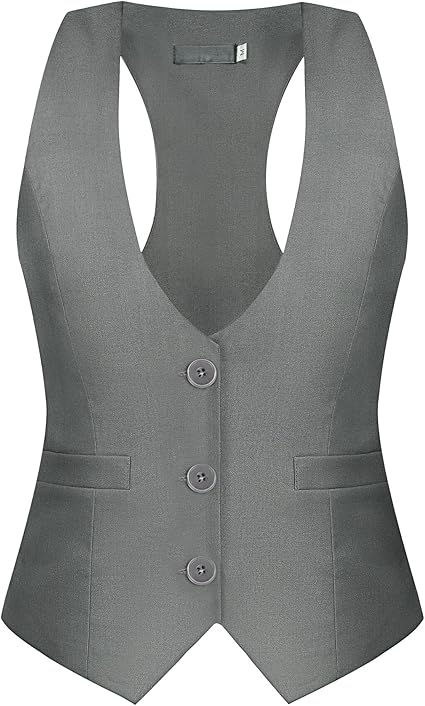 YYNUDA Gilet Femme Slim Fit Gilet De Costume Outdoor Gilet