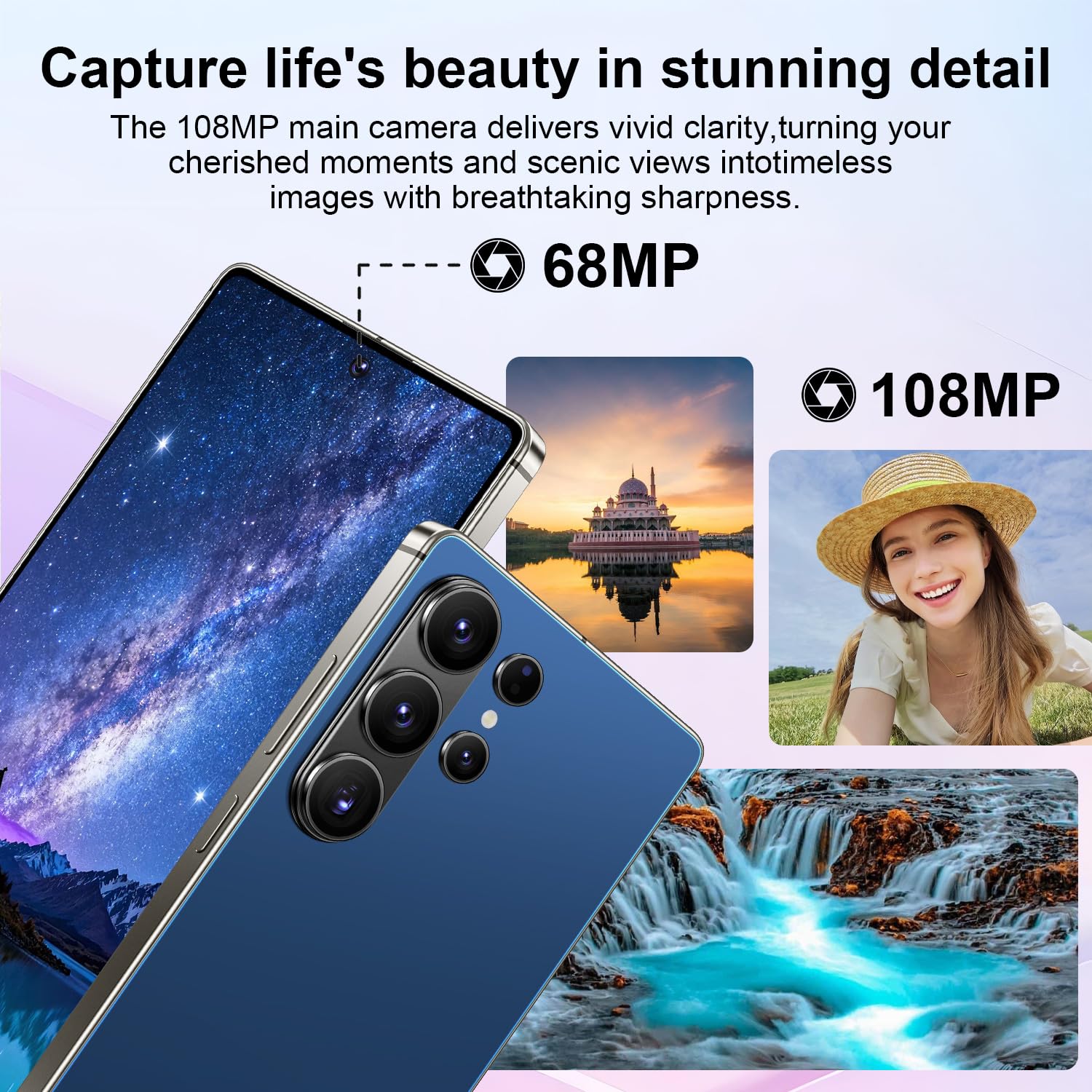 I26 Ultra Business 5G Smartphone, Dual SIM, 12GB+512GB, Snapdragon 8 Gen 4, 6.99" Screen, 7000mAh, Android 15, Stylus Pen & Face Unlock (Dark Blue) - 4