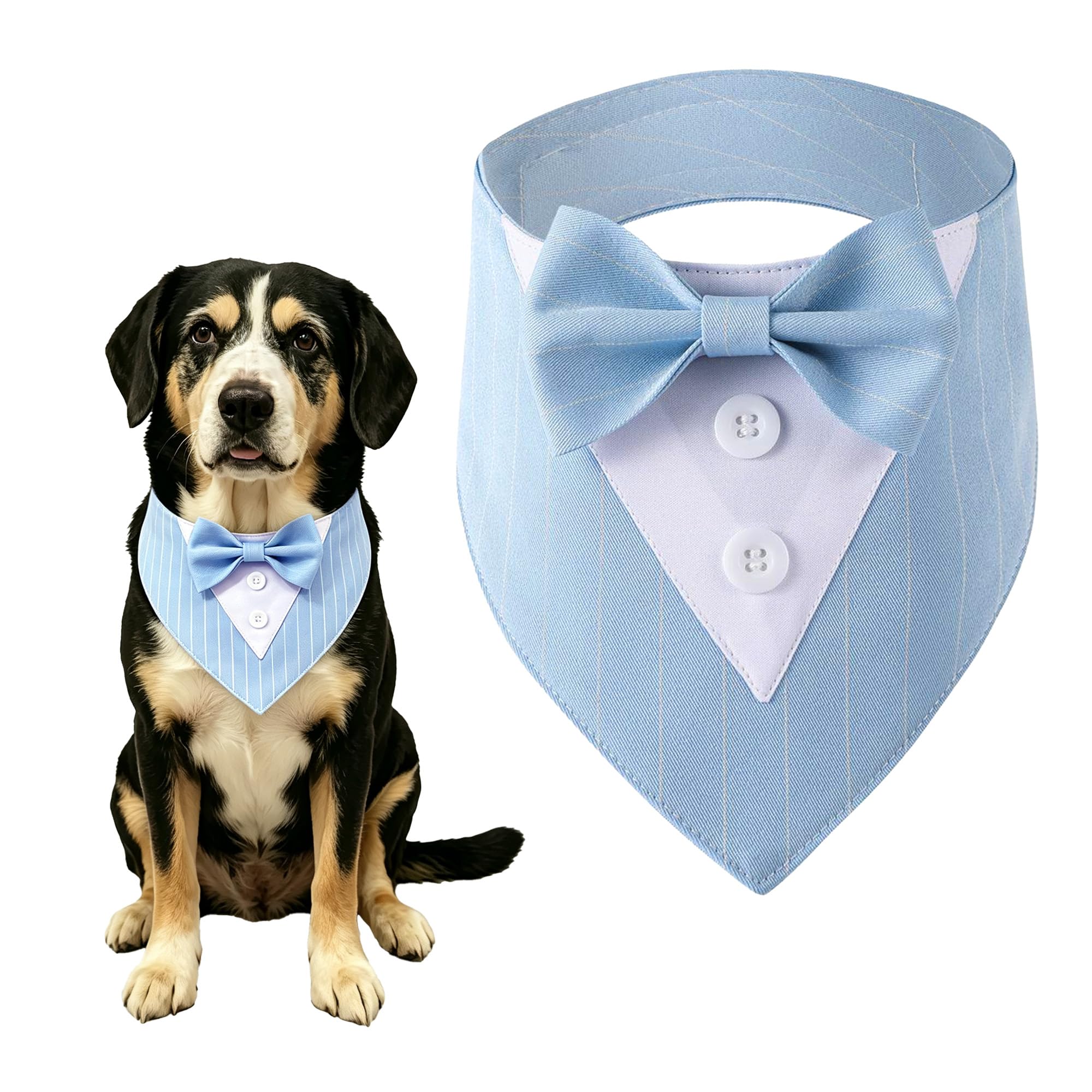 Dog Bow Tie Bandana Pet Wedding Outfit Engagement Birthday Party Supplies