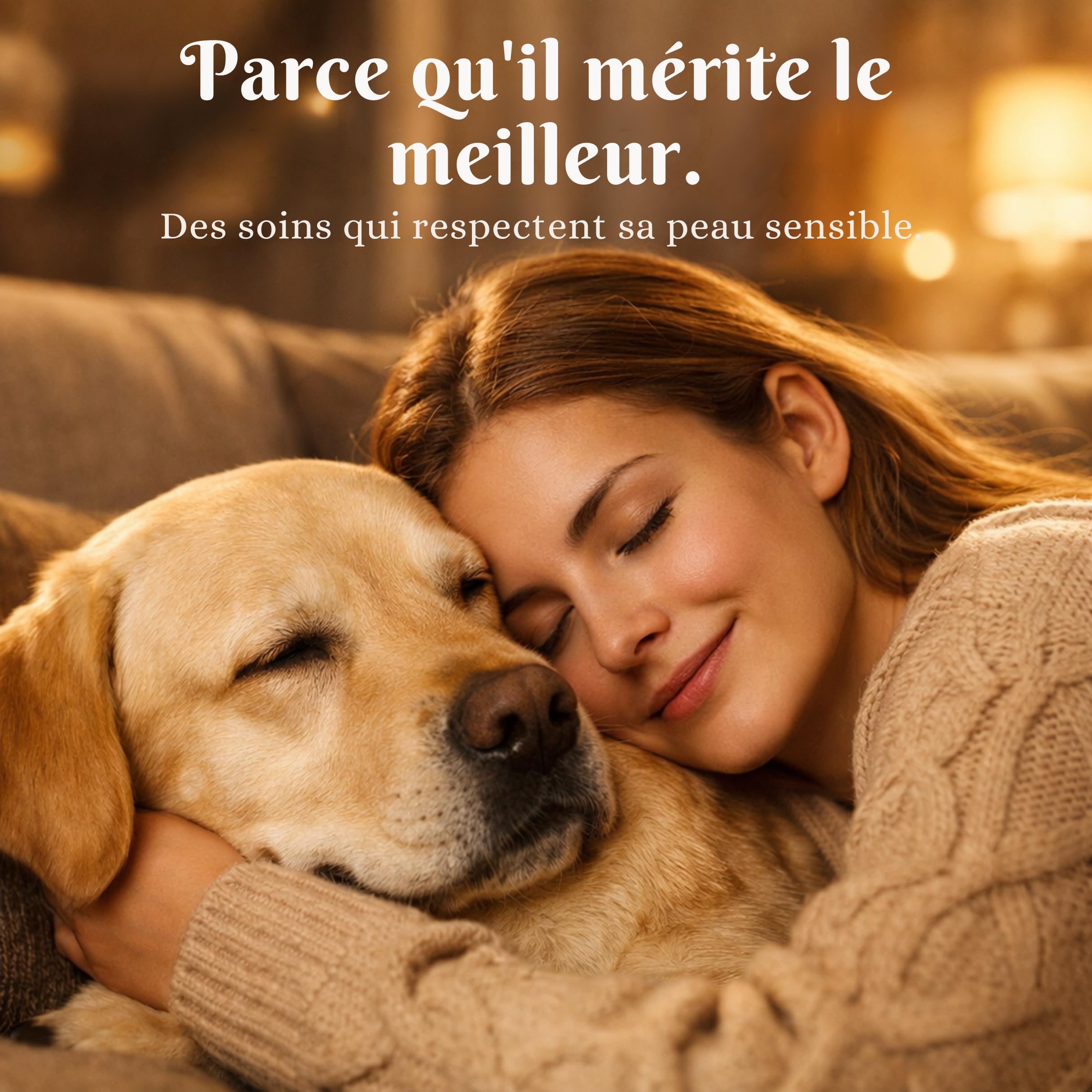 Pack économique 3×250 ml – Shampooing chien EXTRA SENSIBLE – pH doux, formule vegan, sans parfum, nettoyage doux avec extraits végétaux (tilleul, bouleau, alchémille) – pour chiens sensibles & chiots