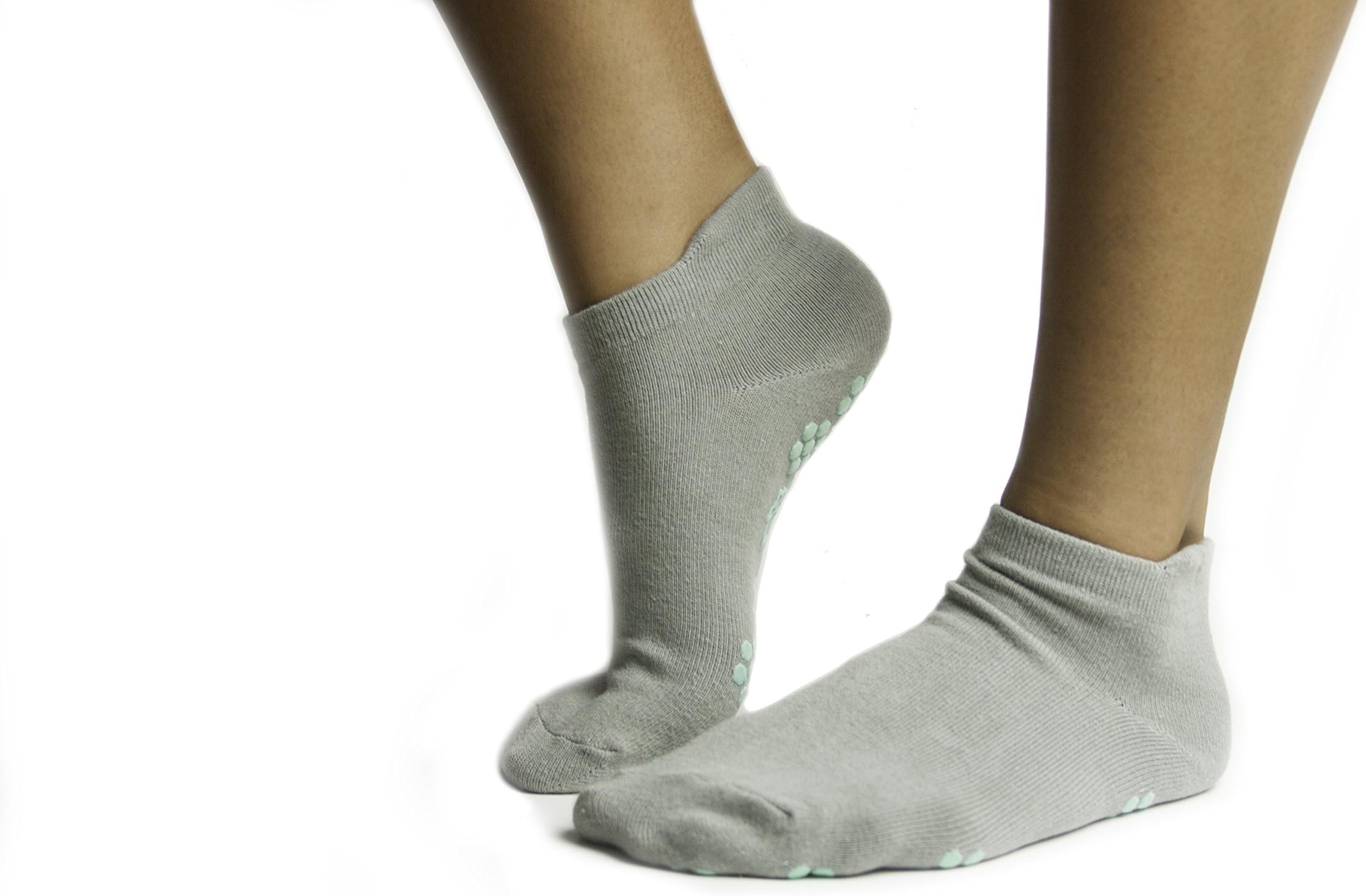 Paxfreely Anti Slip Grip Sock/ Trampoline Socks/ Hostpital Socks/ Yoga/ Barre (XXL 2 Pack)