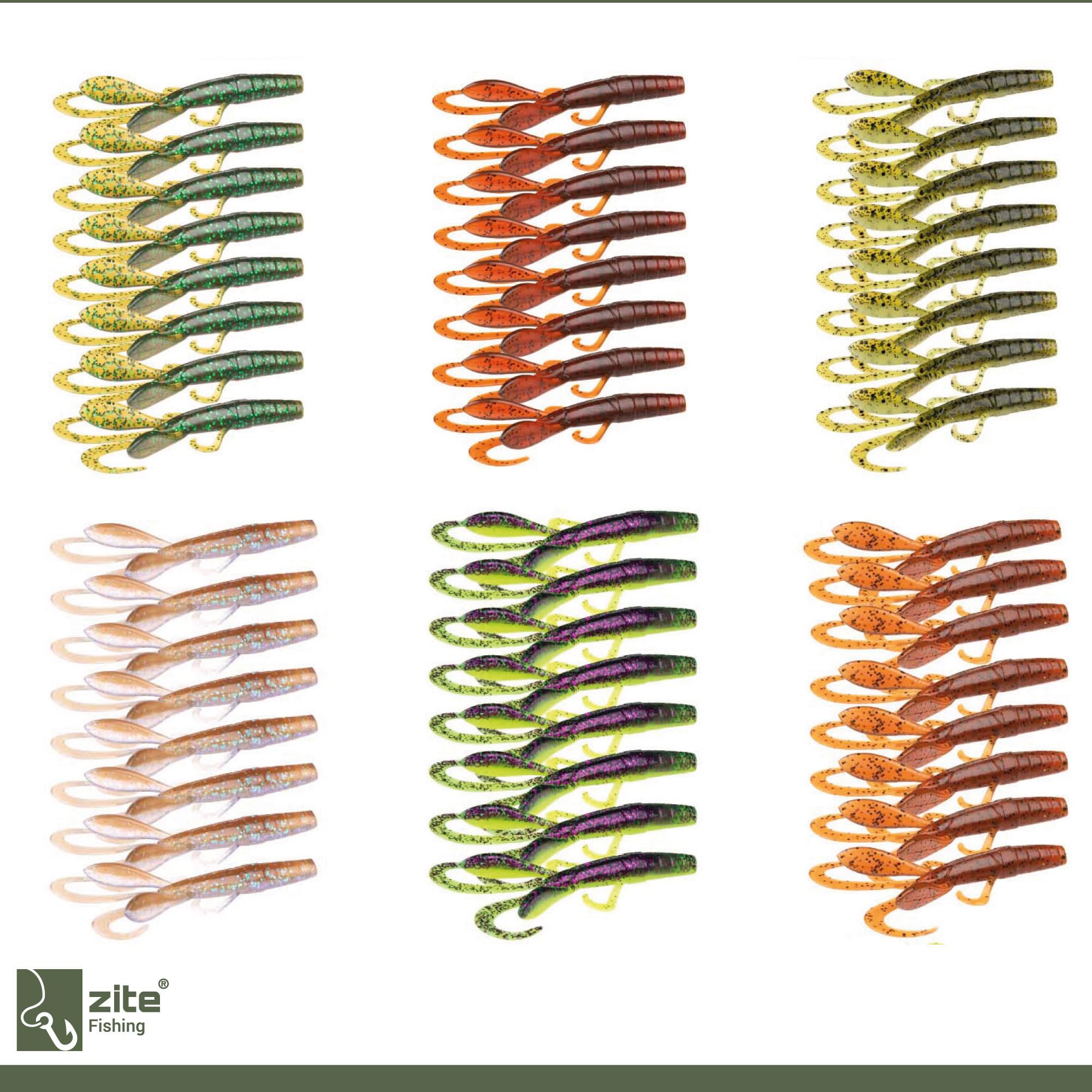 Zite Fishing Inzite Craw Starterbox – Ultimatives Creature Bait Set für