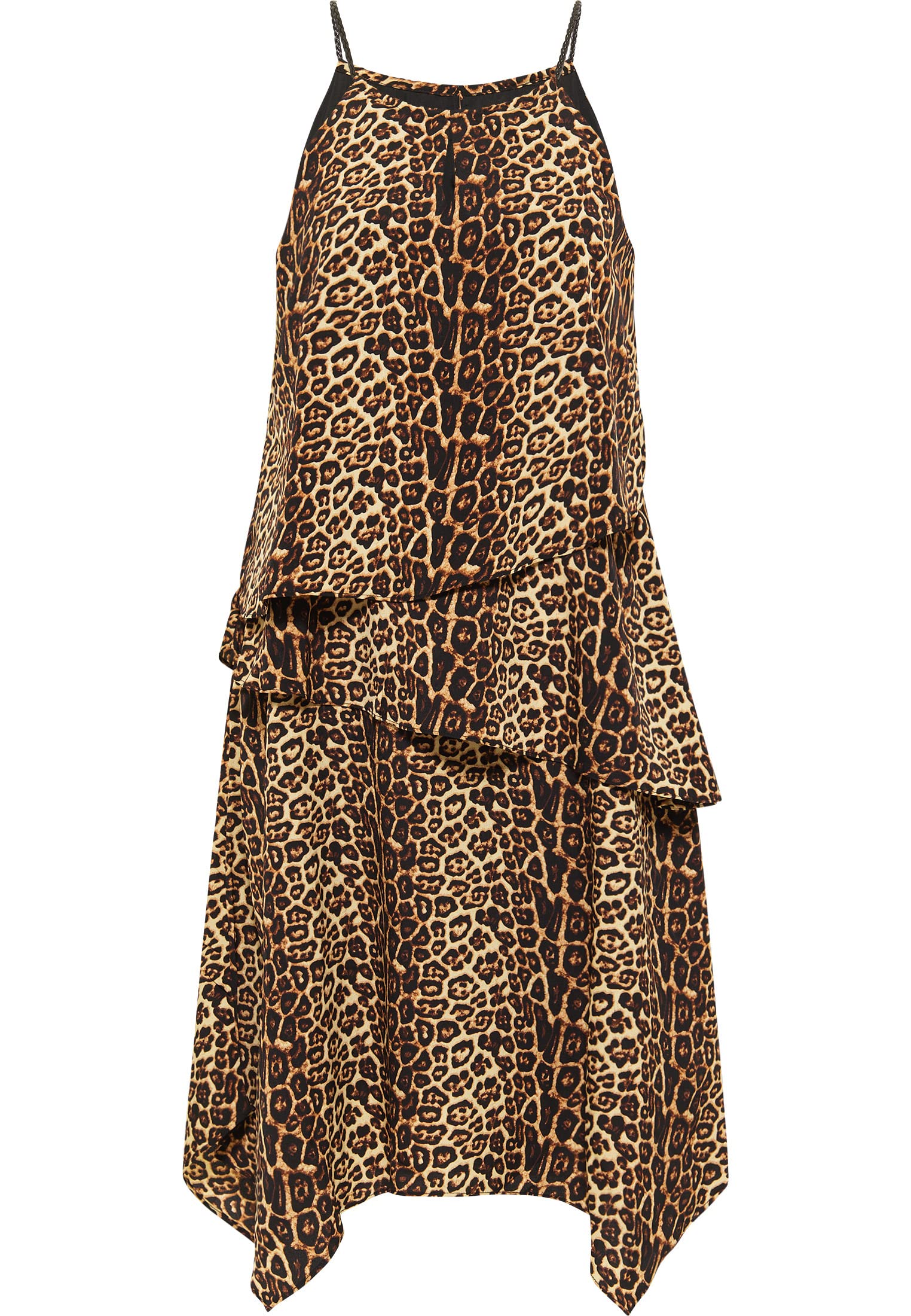 Robe imprimé léopard LYNNEA femme taille M fluide pour sublimer la silhouette