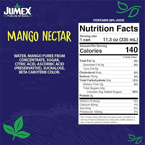 Miniatura 3 de Jumex Néctar de mango, 11.3 onzas