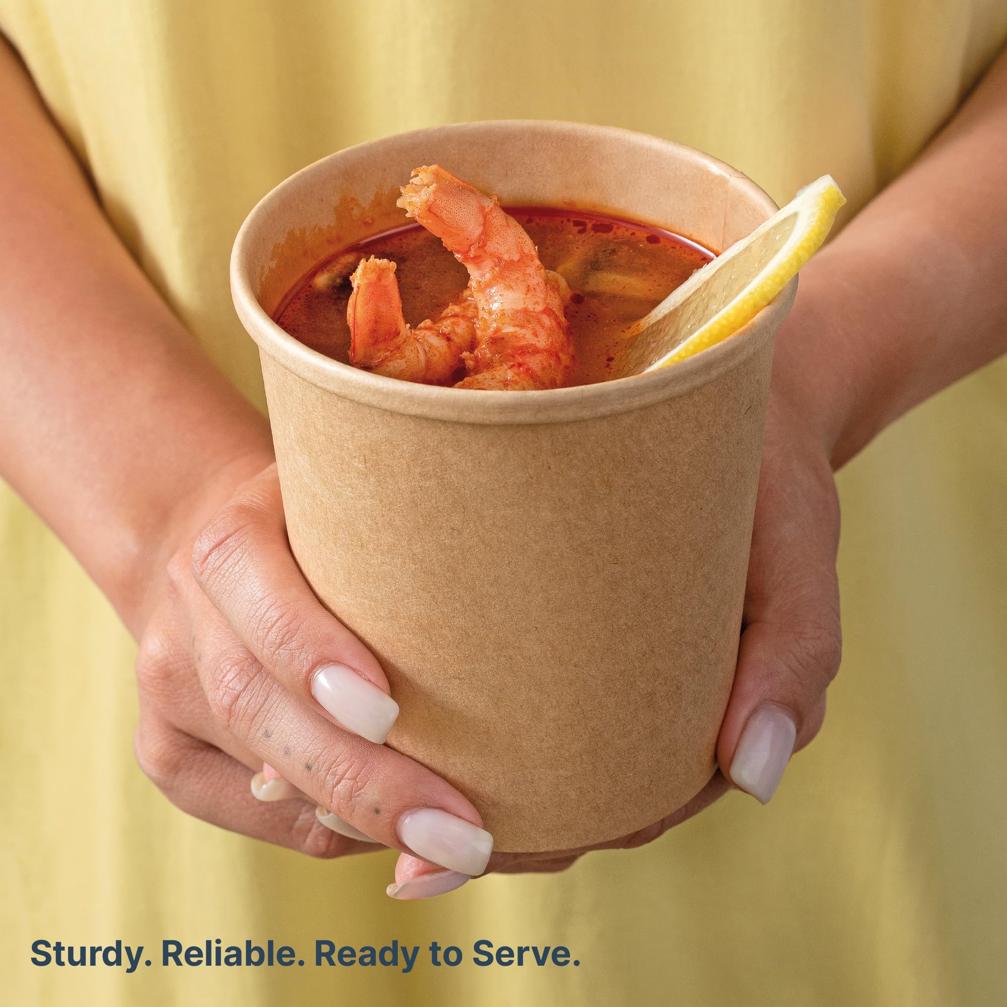 Eco-Friendly Paper Food Containers with Lids -2