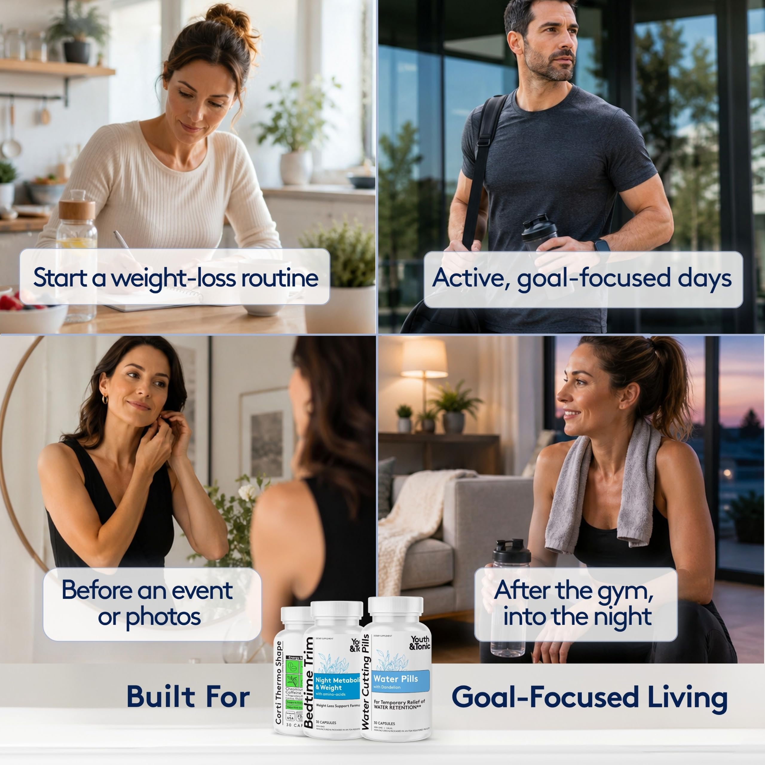 Youth & Tonic Water + Weight Loss Pills, Retention & Debloat, Women & Men — Amazon image 6