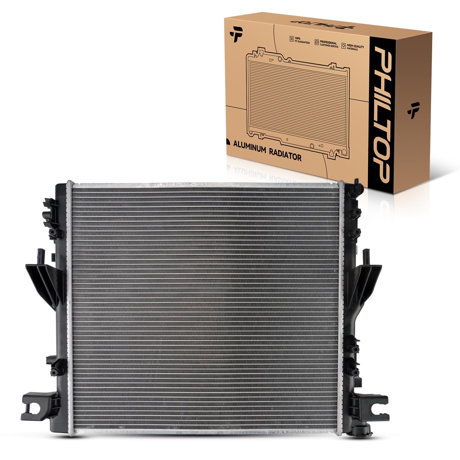 PHILTOP CU2957 Vehicle Replacement Engine Radiator for Wrangler,JK