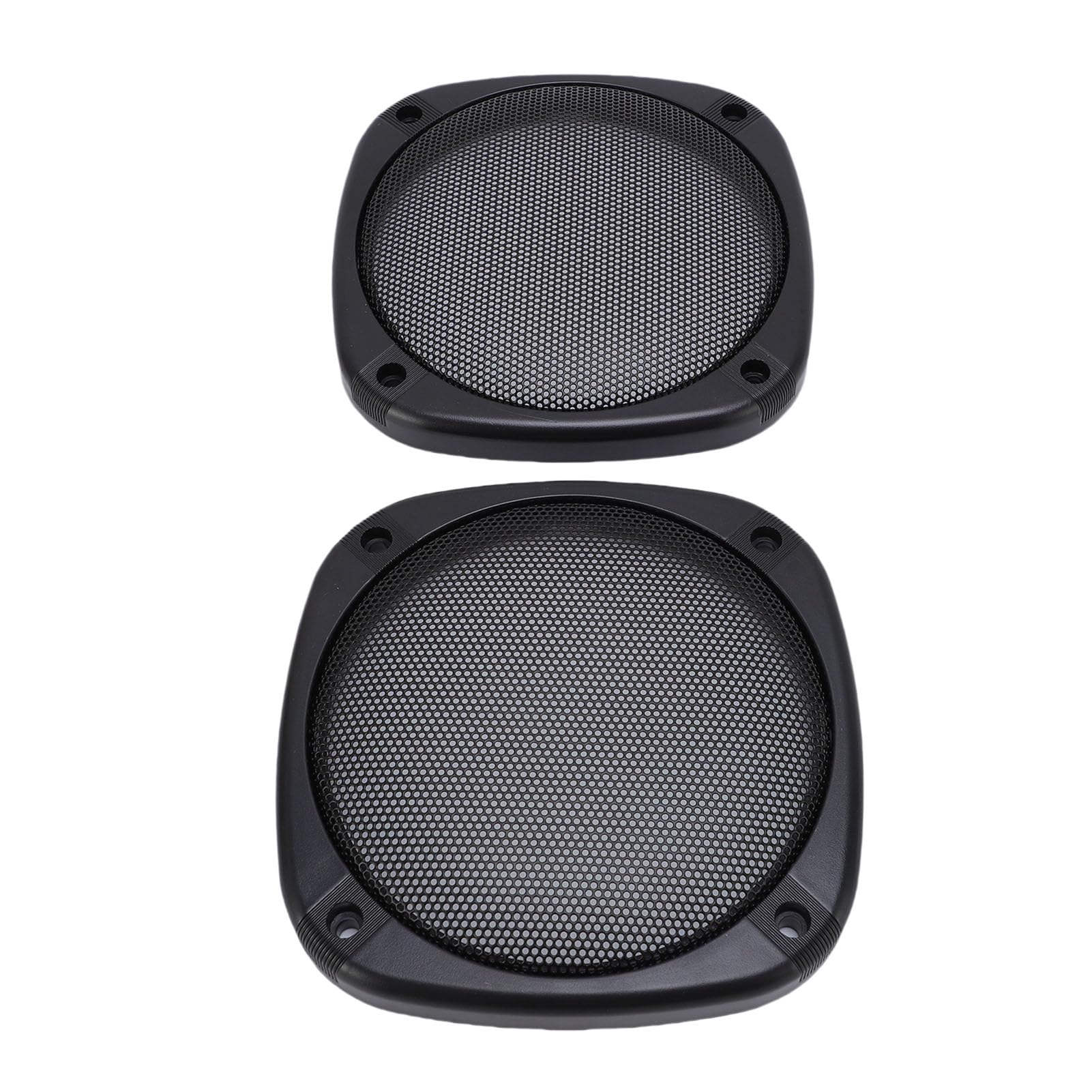 Cubiertas de Rejilla para Altavoces de Techo 2 Piezas - Marco ABS 137mm con 8 Tornillos, Ideales para Cine en Casa, Coche y Marina, de Sonido