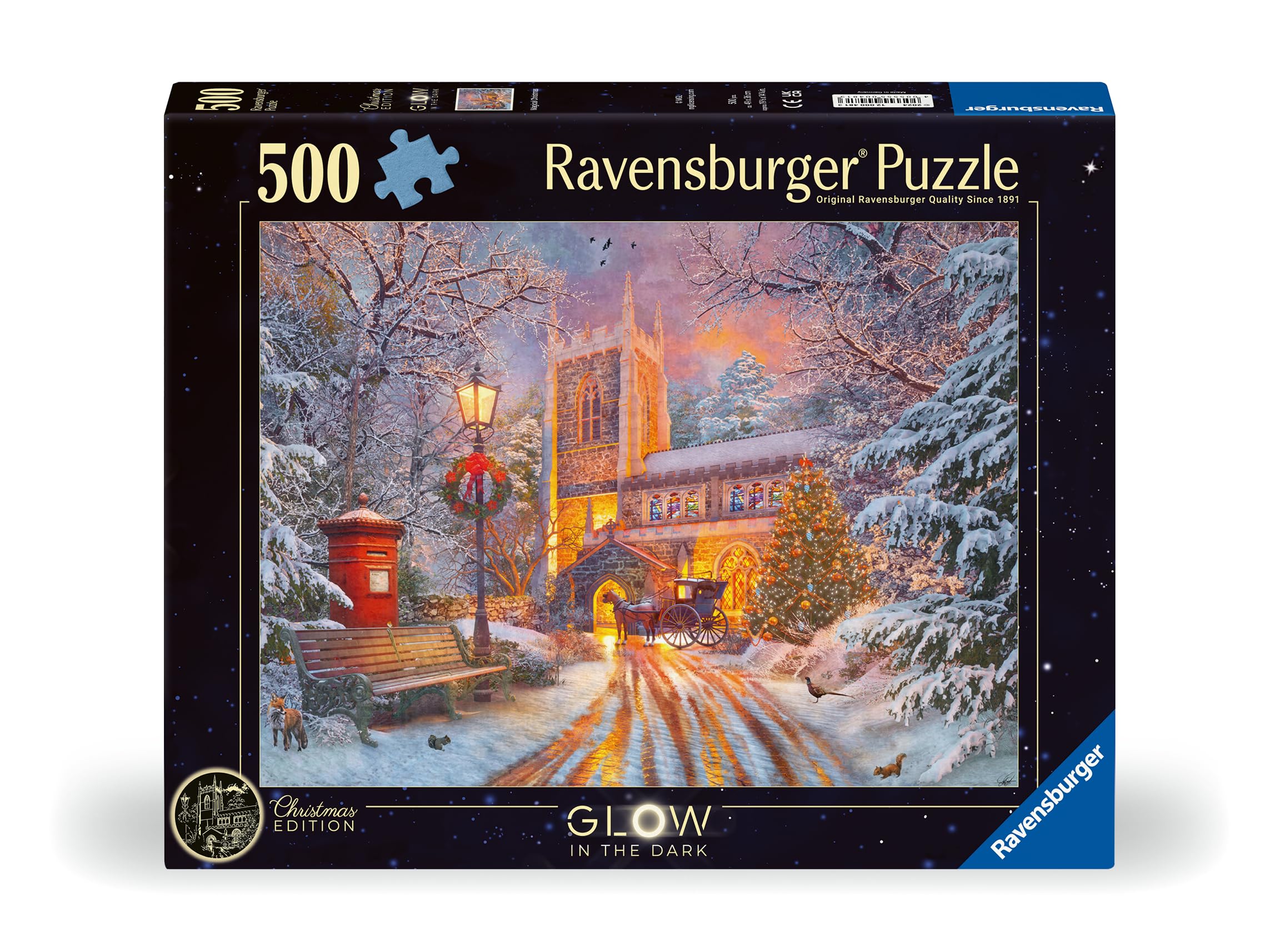 Ravensburger Magical Christmas Starline 500 piece Jigsaw Puzzle for Adults and Kids Age 10 and Up, Multicolor, 500 piezas - Image 2