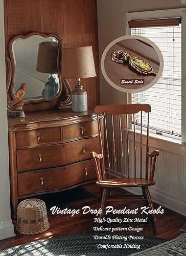 Miniatura 6 de Tiradores ovalados de aleación de zinc para gabinete, pomos para muebles, diseño de puesta de sol, manijas de cajón de armario de metal sólido,