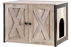 DWANTON Litter Box Enclosure: Concealing Your Cat's Essential Needs