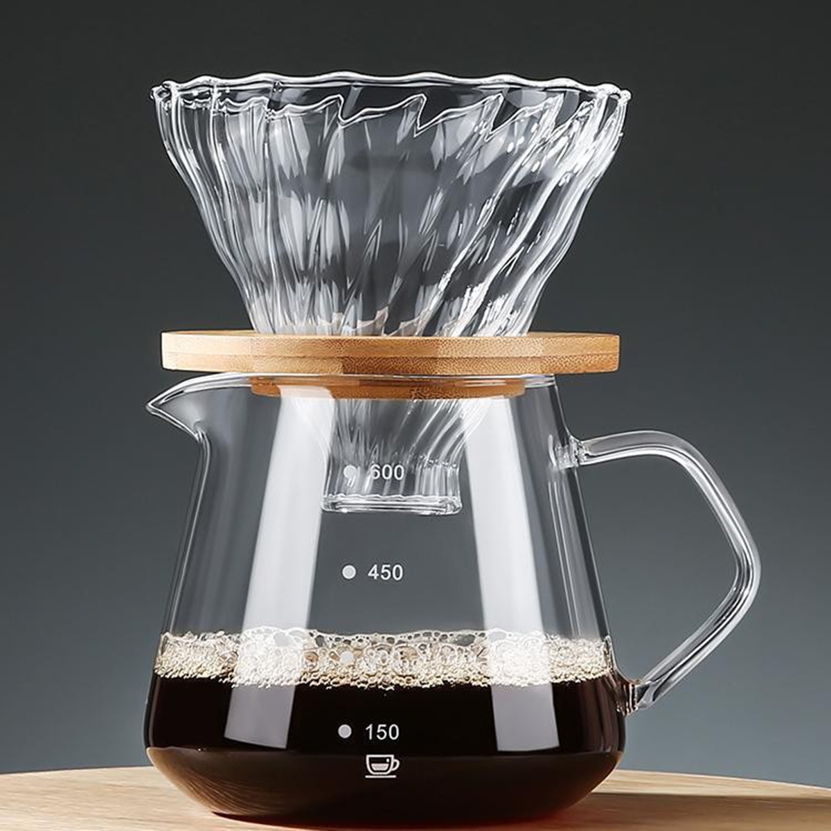 Amazon | 「MIYUNO」割れにくいコーヒーポット 500ml｜高ホウ素シリカ