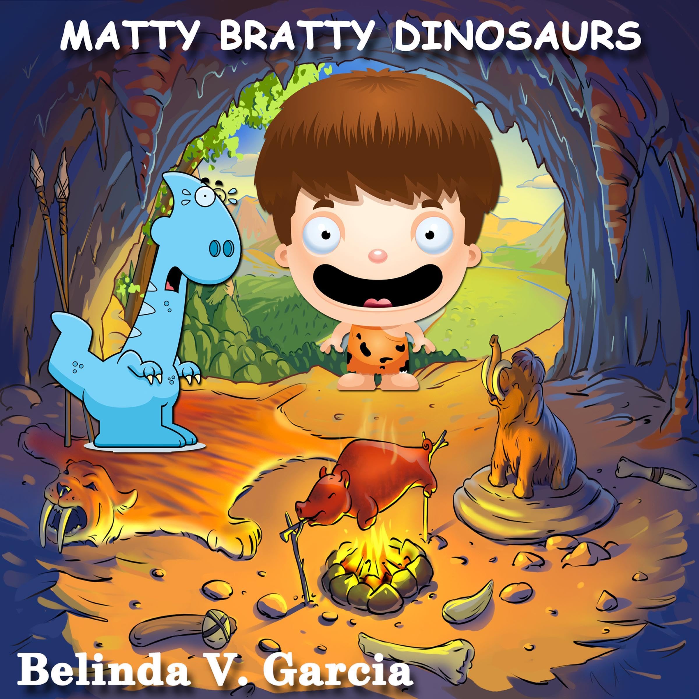 Cover art for Matty Bratty Dinosaurs