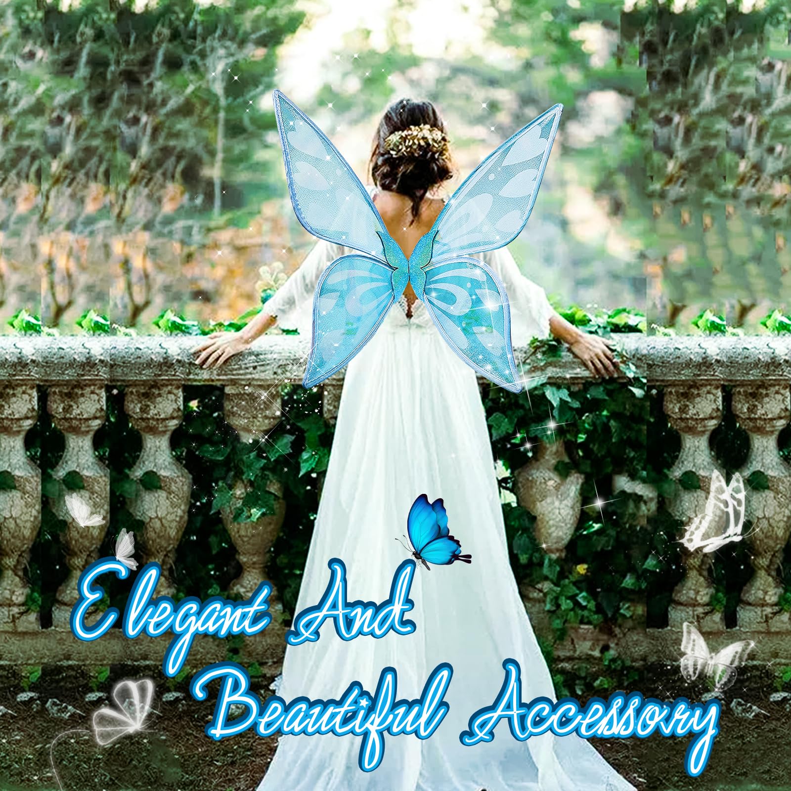 Ali Da Fata Con Bacchetta - Per Costume Carnevale Halloween E Feste - Foto 5