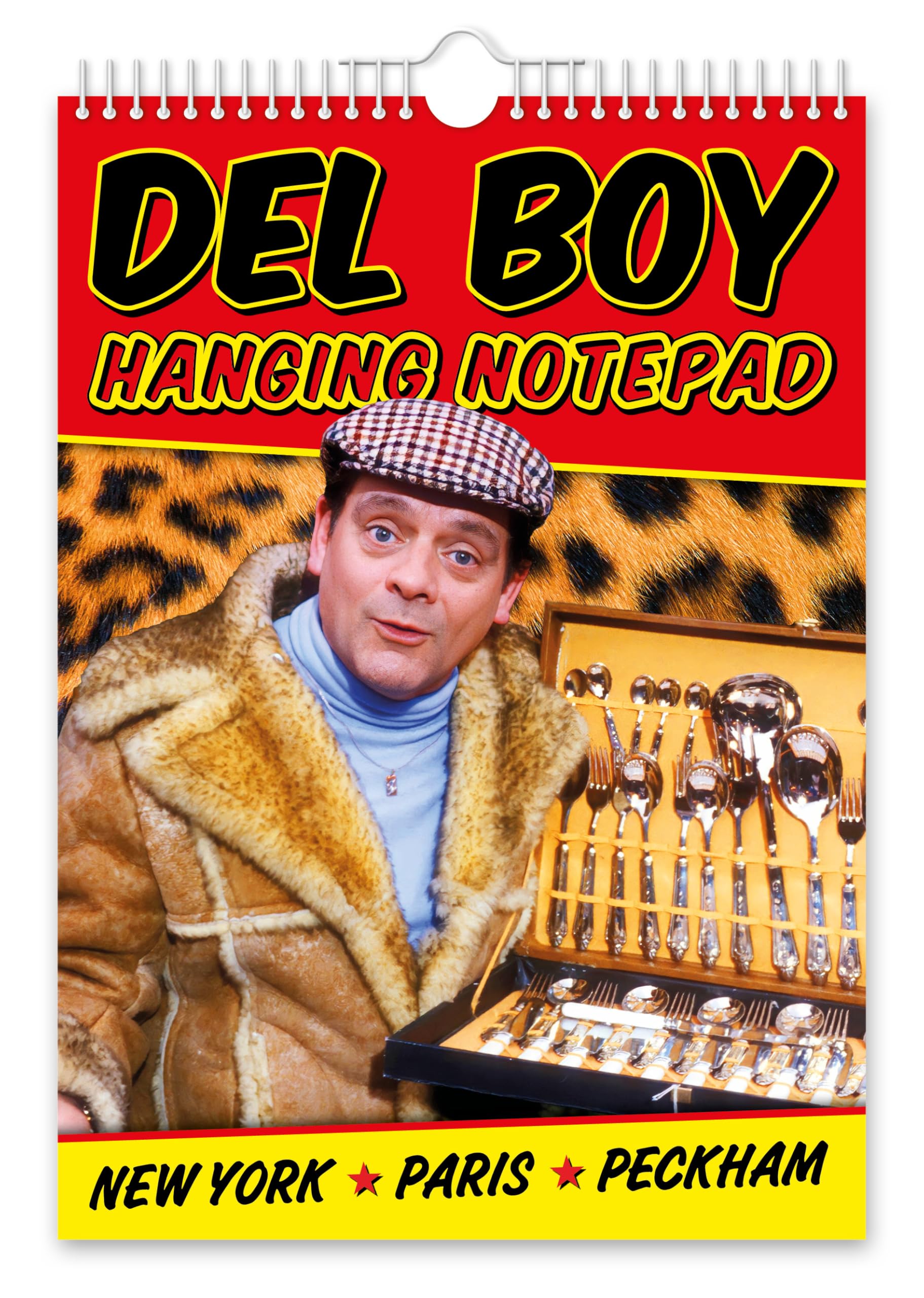 The Calendar King // Del Boy/Only Fools and Horses - Hanging Notepad - A4 Size Wirebound with Premium Lined Paper