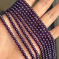 Vista 187 de MJDCB Natural Multicolor Volcanic Lava Stone Round Loose Stone Beads DIY for Jewelry Bracelet Making 15" (6mm, White)
