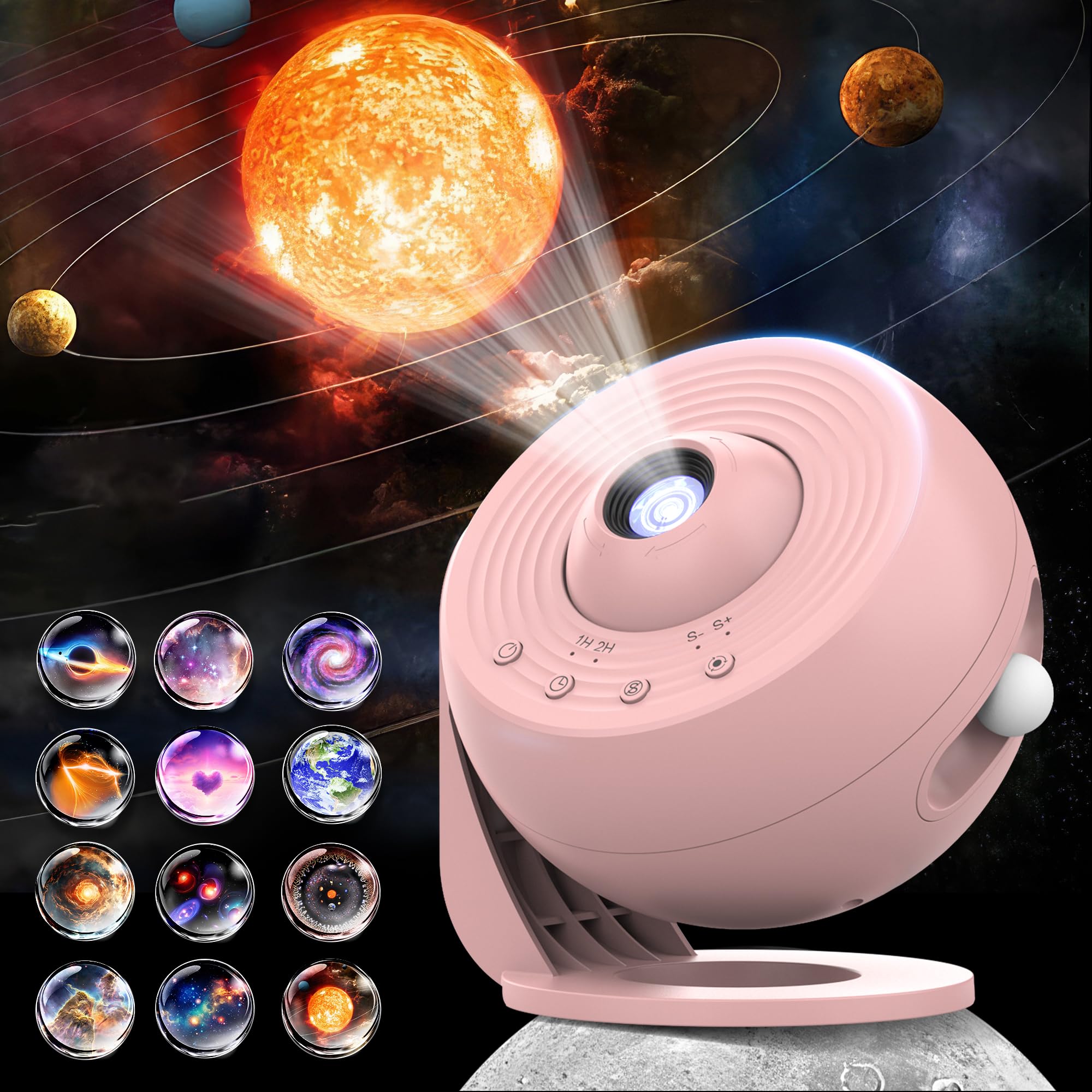 Galaxy Projector for Bedroom, HD Image Star Projector Galaxy Light