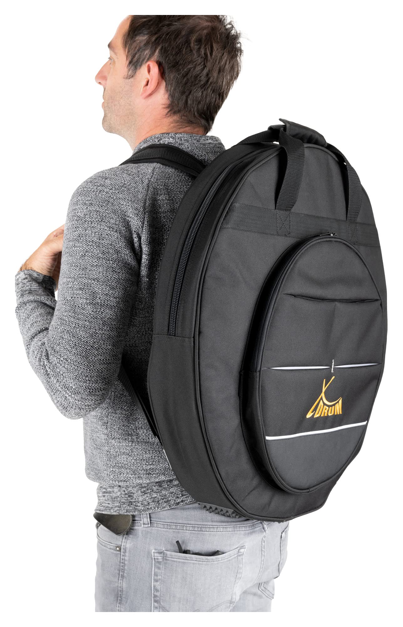 Bolsa para Platillos XDrum 22", Bolsa generosamente acolchada, Peso: 2 | Para hasta 5 platillos de hasta 22" de tamaño, Material exterior resistente al agua y a las roturas, 0 kg, Color: Negro