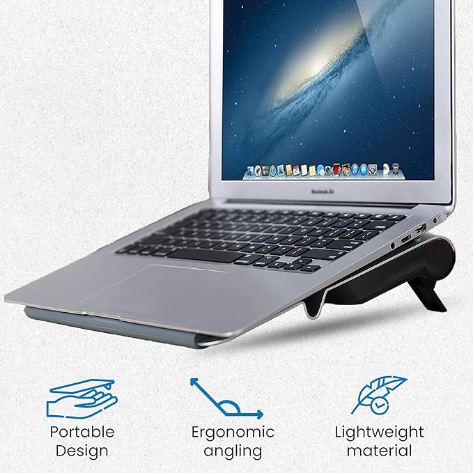 Soporte para laptop de aluminio OTM Essentials plateado miniatura 4