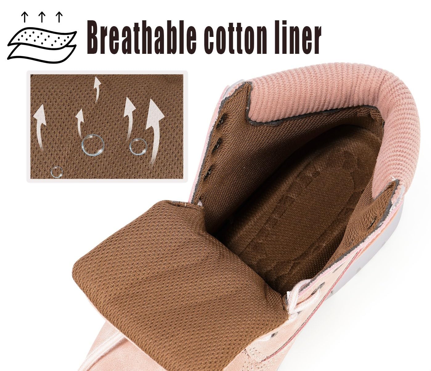 Stivali Uomo Donna Inverno Scarpe da Neve Caldi Snow Boots Impermeabili Stivaletti Pelliccia Stringate Outdoor