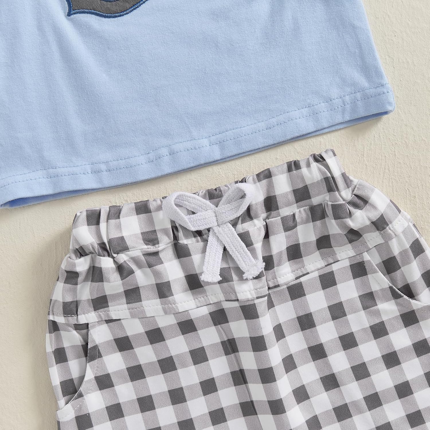 Toddler Baby Boy Hunting Outfit Summer Short Sleeve Mallard Duck T-shirt Checkered Plaid Shorts Two Piece Clothes - Image 6