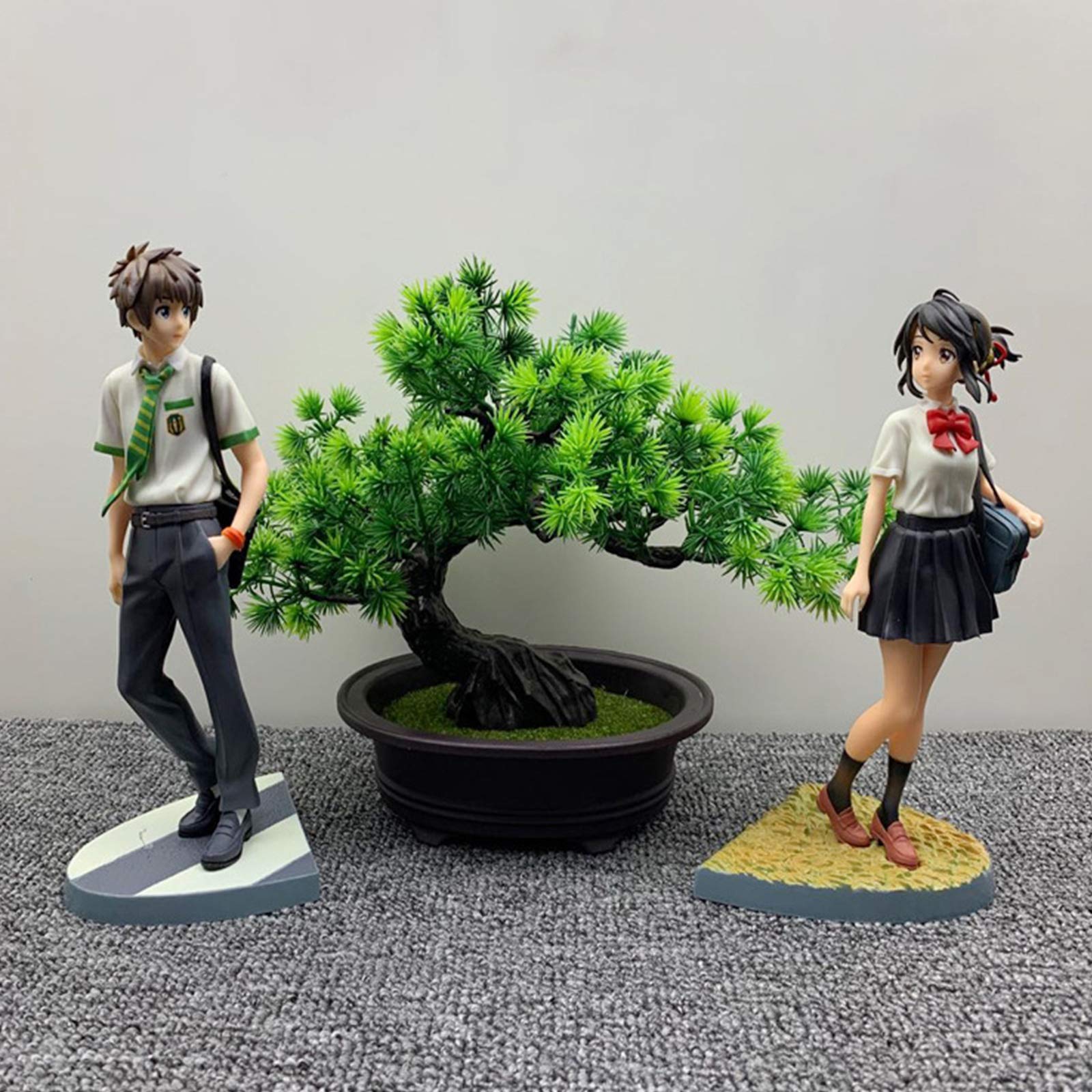 Figurine Your Name - Tachibana Taki & Yamizu Mitsuha - PVC 22 Cm - NEUVE