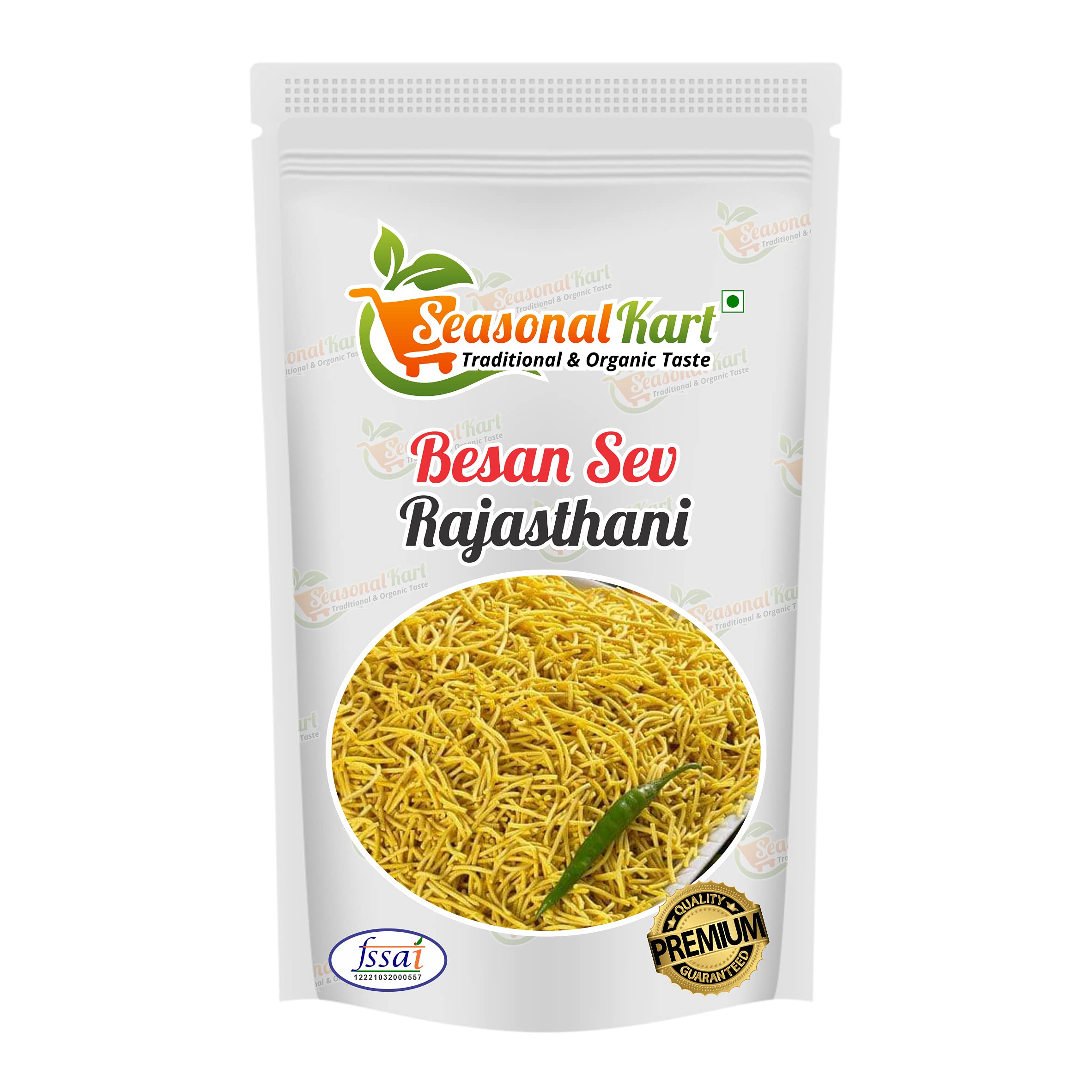 Seasonal Kart Namkeen - Rajashthani Besan Sev 400 gms (Poha Sev), Crunchy Besan sev Taste Made of Besan Special laung Sev | Healthy Indian Snacks |No Preservatives| (B09G37JW4Q) Amazon Price History, Amazon Price Tracker