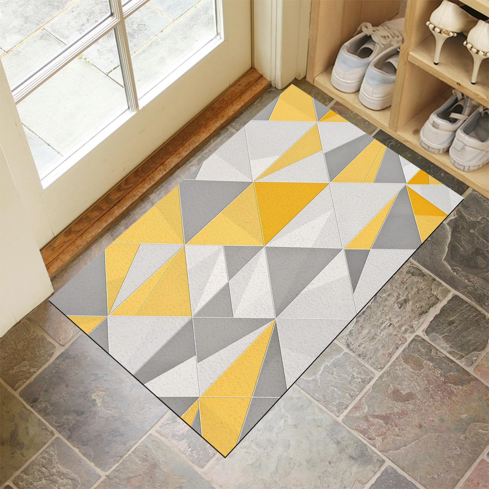 Tapis de porte lavable 60x90cm pour éliminer l'humidité et la saleté de vos chaussures