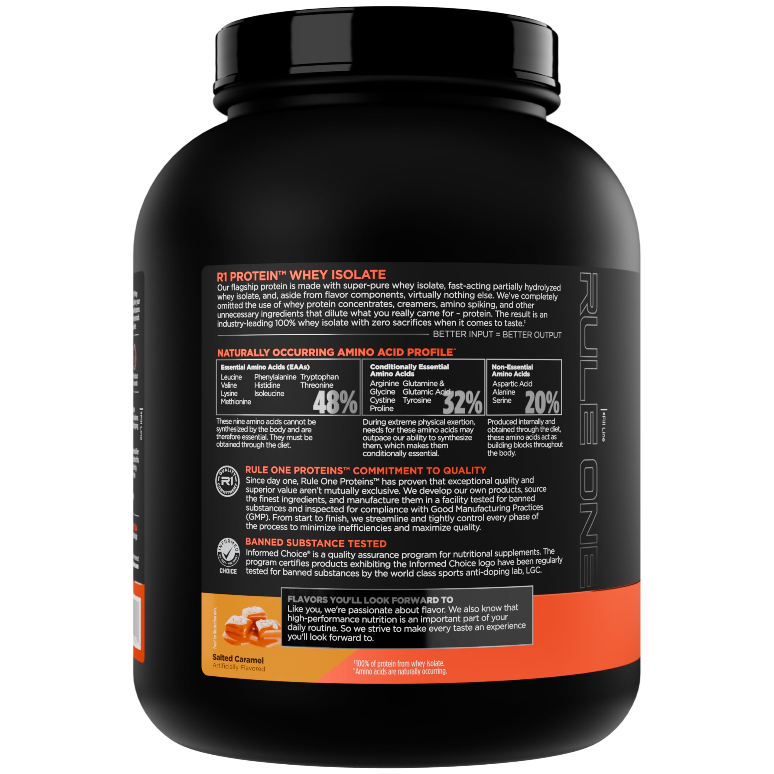 Rule One R1 Protein Lightly Salted Caramel 2280 g