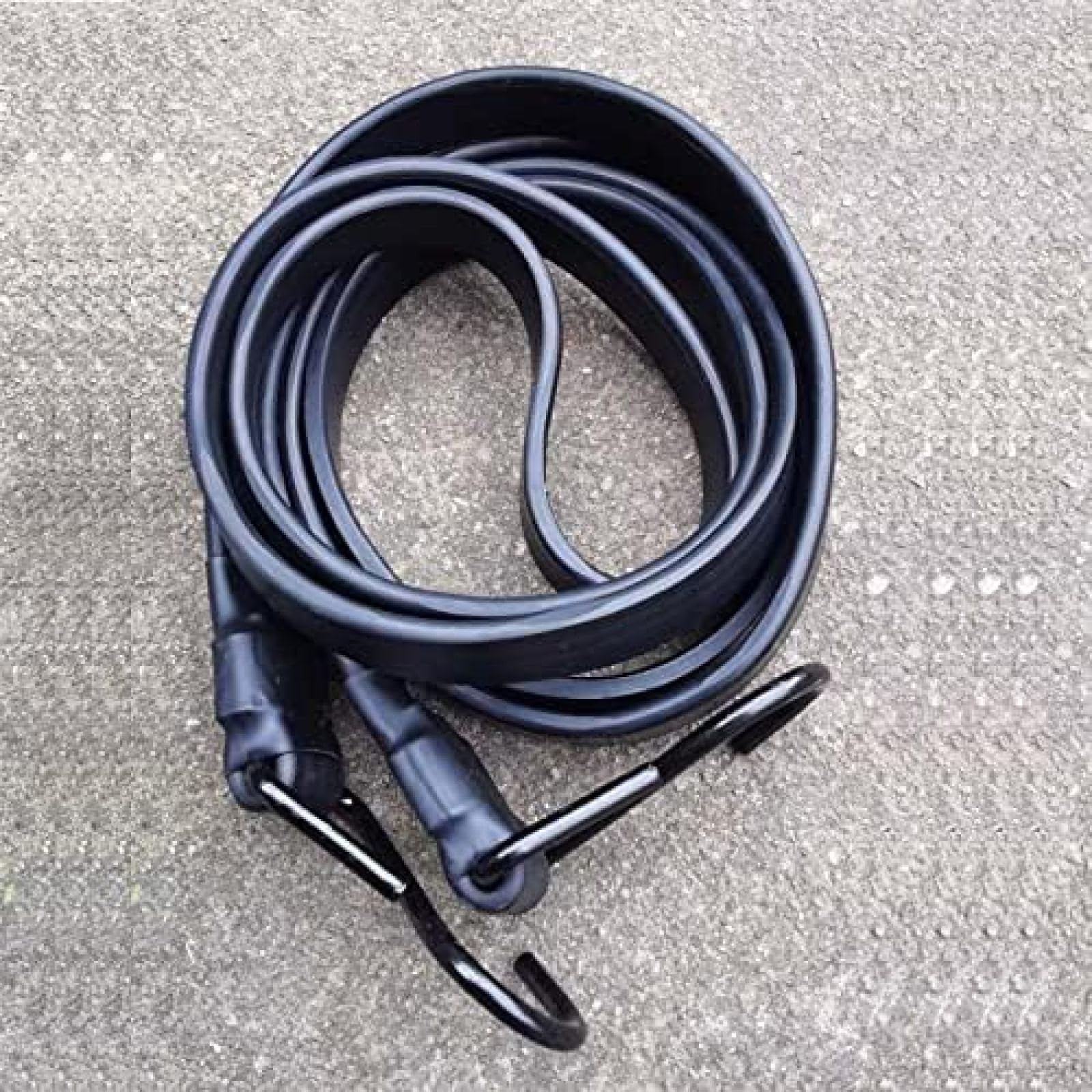 Cavi elastici resistenti con ganci, misure assortite, cinghie elastiche per uso esterno, ideali per binari in legno, portapacchi e moto, 10 m