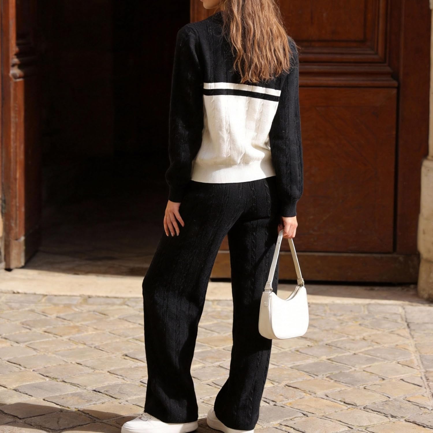 LEO'VASE 2025 Cozy Comfiest Airport Outfits - Trendy Lounge Sets for Women 2 Piece Sets for Women - Image 6