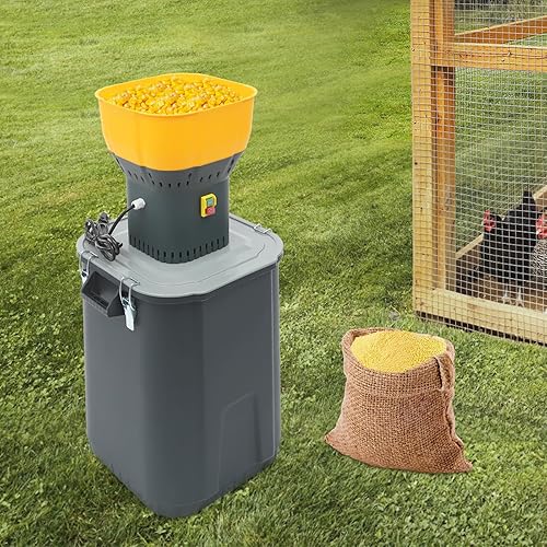 Miniatura 2 de Molinillo eléctrico de grano de 55L14.5 galones, molinillo de maíz de 1300 W con 5 filtros, molinillo eléctrico de granos de alimentación agrícola