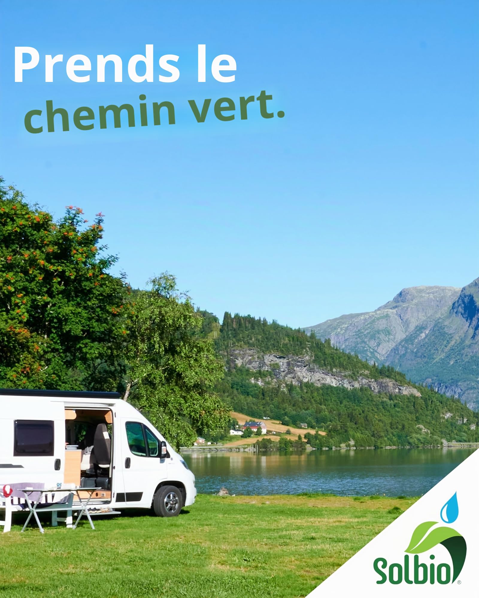Solbio Marine Die N°1 Liquide sanitaire naturel 4 en 1 40 doses Additif sanitaire pour système de toilettes mobile