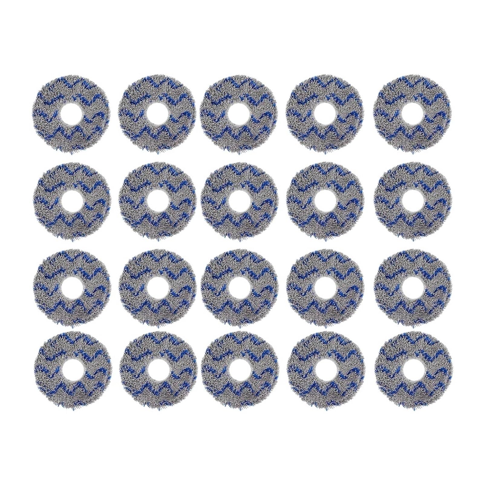 Eezii 12Pcs Mop Cloth,Compatible Forxiaomi，X10+ X20 Max,Compatible Fordreame，L20 Ultra L30 Ultra X20 Pro L10s Pro Ultra X40 Ultra X40 Pro S30 Pro Vacuum Cleaner(12Pcs)