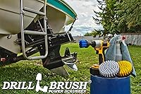 Vista 6 de Cepillo giratorio para limpiar el baño - Cepillo de limpieza - Cepillos de nailon para limpieza - Cepillo de limpieza suave - Cepillo de limpieza