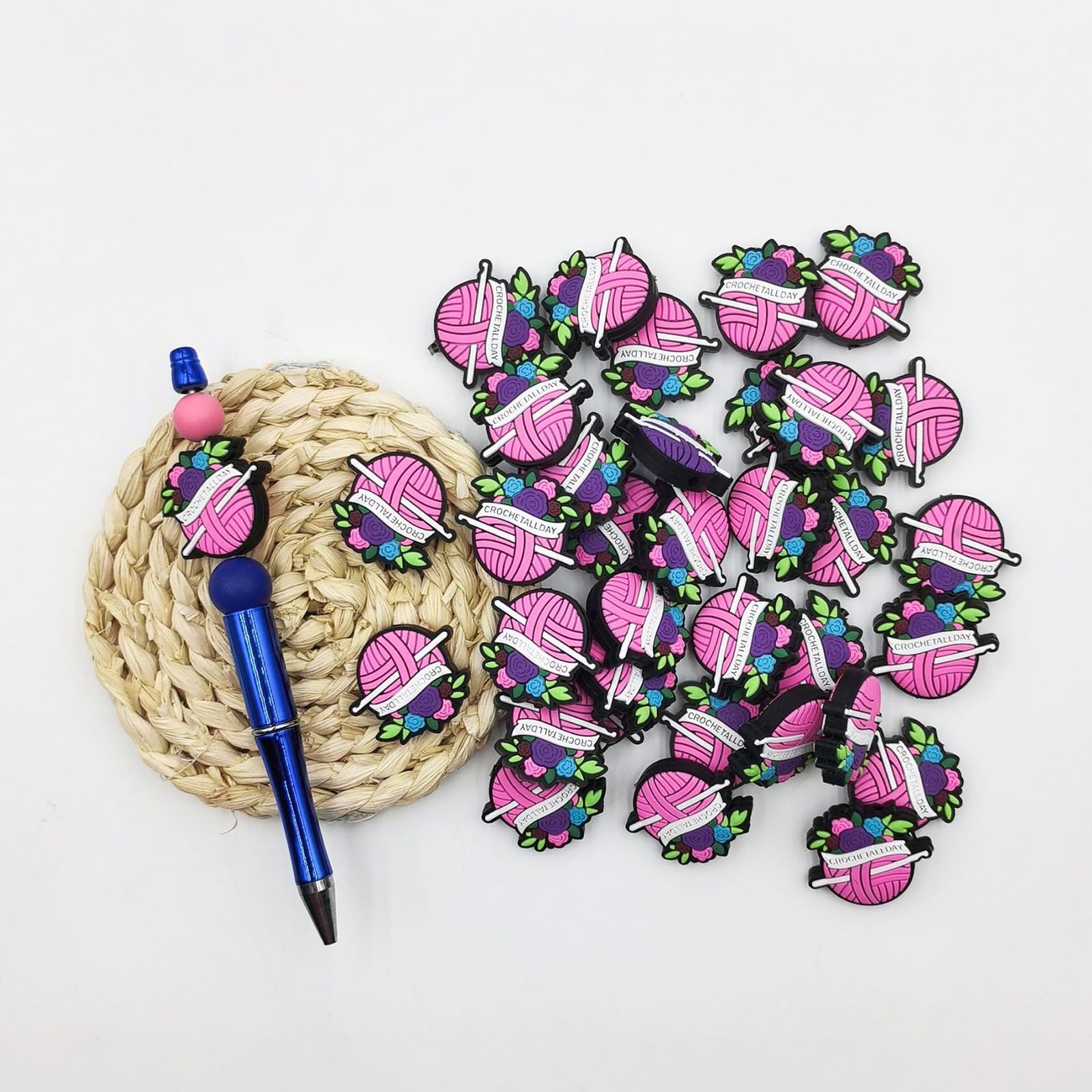 10pcs Knitting Needle Stoppers Yarn Shape Knitting Needle Point Protectors Stitch End Caps for Knitting Supplies Accessories - Image 4