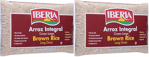 Miniatura 6 de Iberia Arroz integral de grano largo, 5 lb