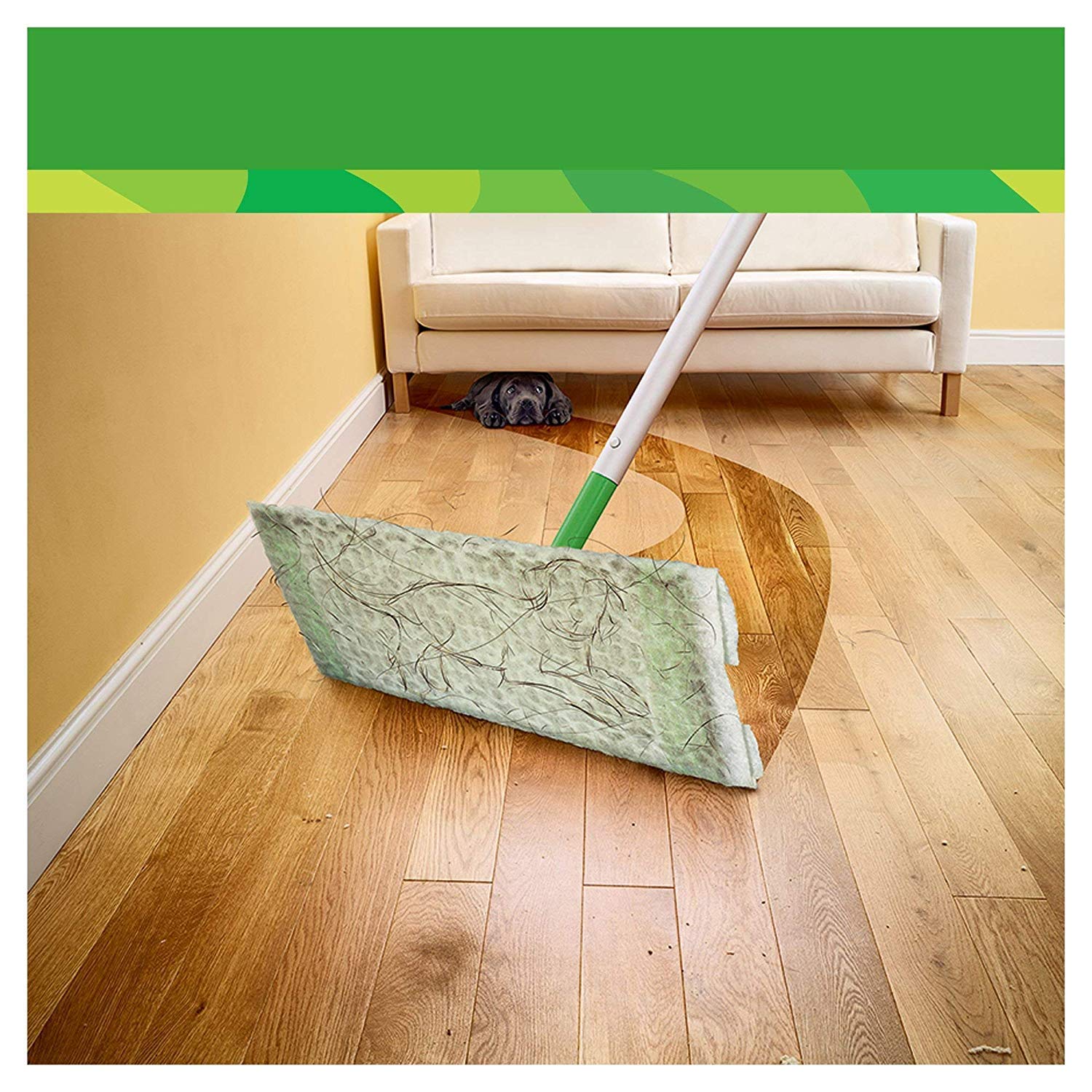 Swiffer Panno Legno e Parquet, 6 x 18 Pezzi