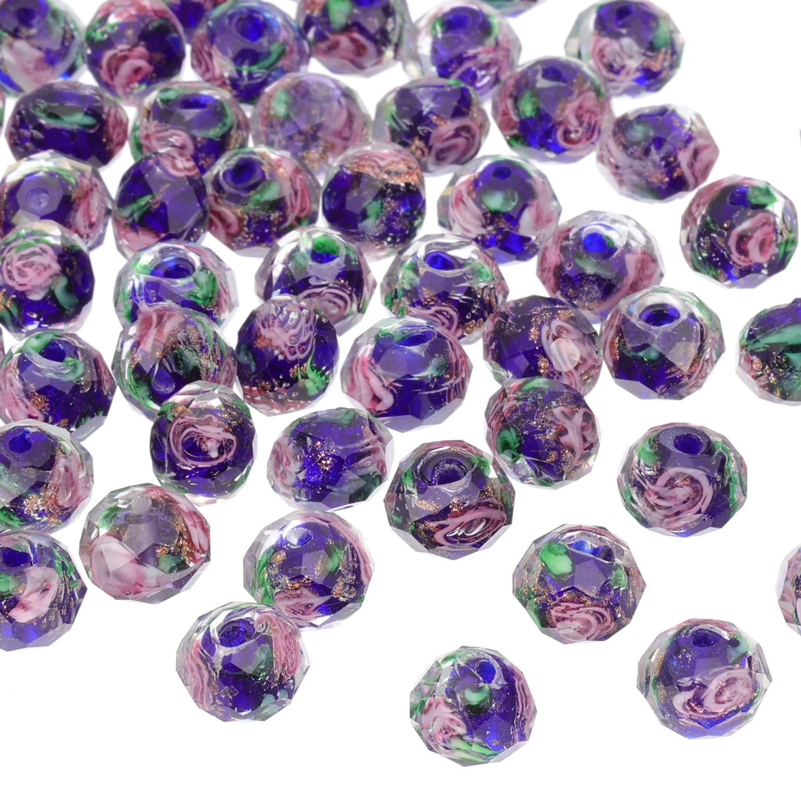 Perles de verre fleuries PATIKIL pour créer un cadeau personnalisé unique