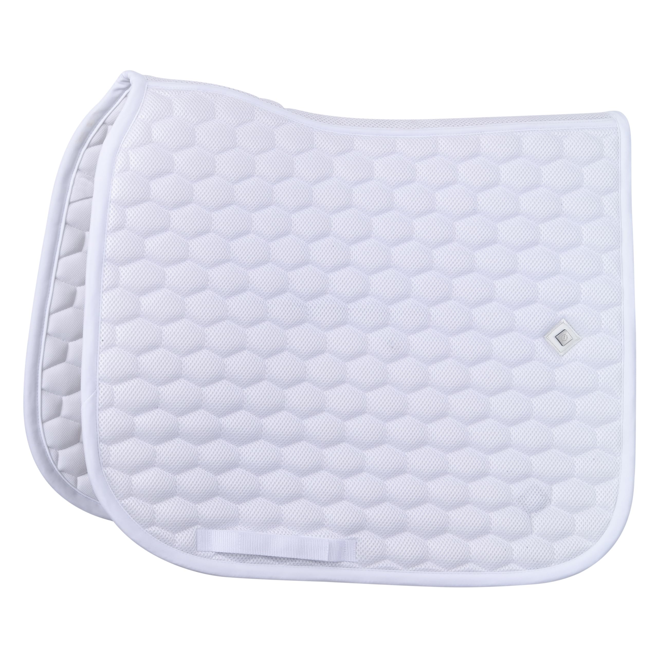Imperial Riding IRH Basic Mesh DR Saddle Cloth Breathable Dressage Saddle Cloth with Mesh Upper White Pony